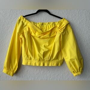 Zara yellow top